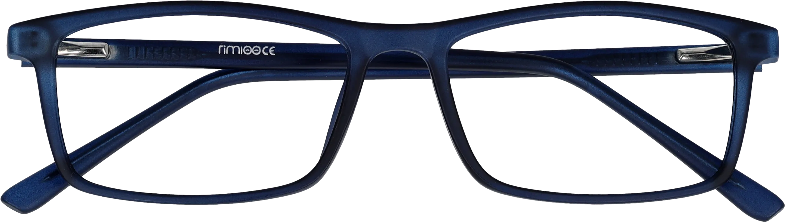  Blue Small optical frame front view close-up
