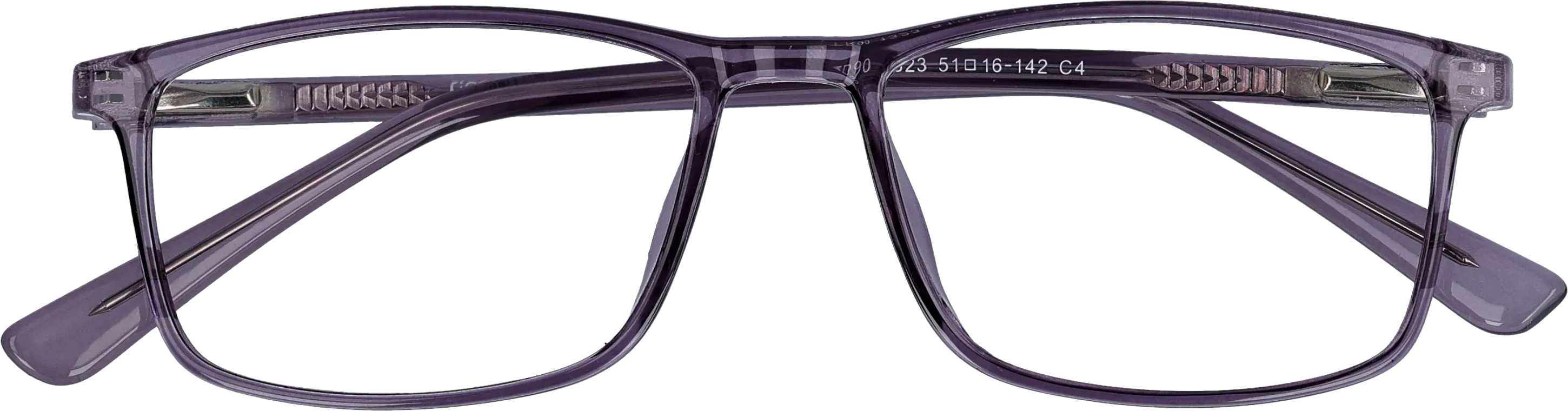  purple Medium optical frame front view close-up