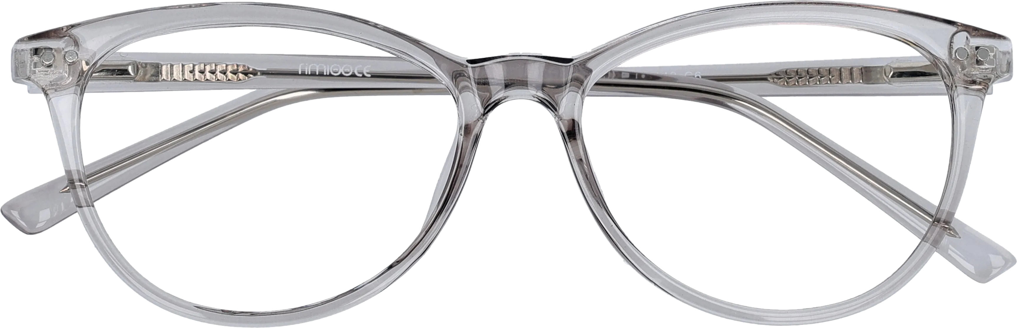  Grey Medium optical frame front view close-up