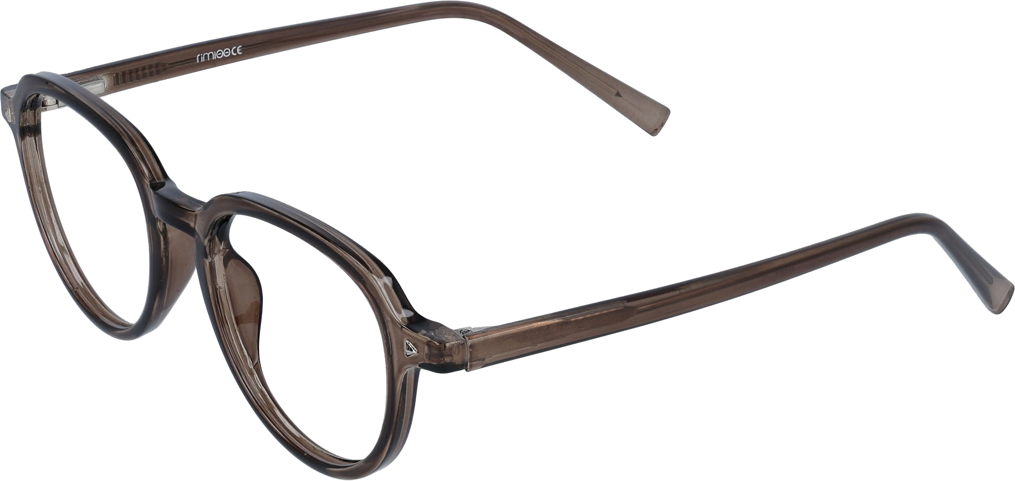 Brown Small optical frame angled view for better detail