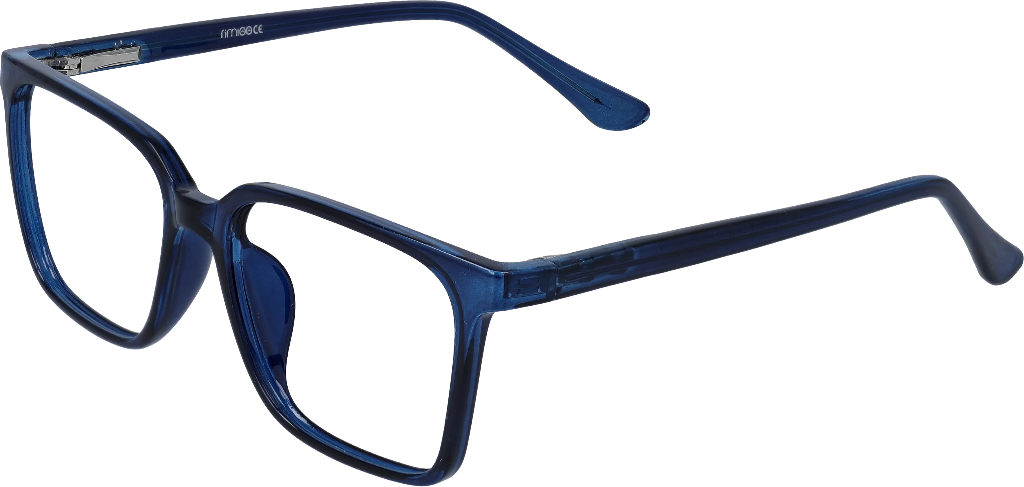 Neptune Blue Medium optical frame angled view for better detail