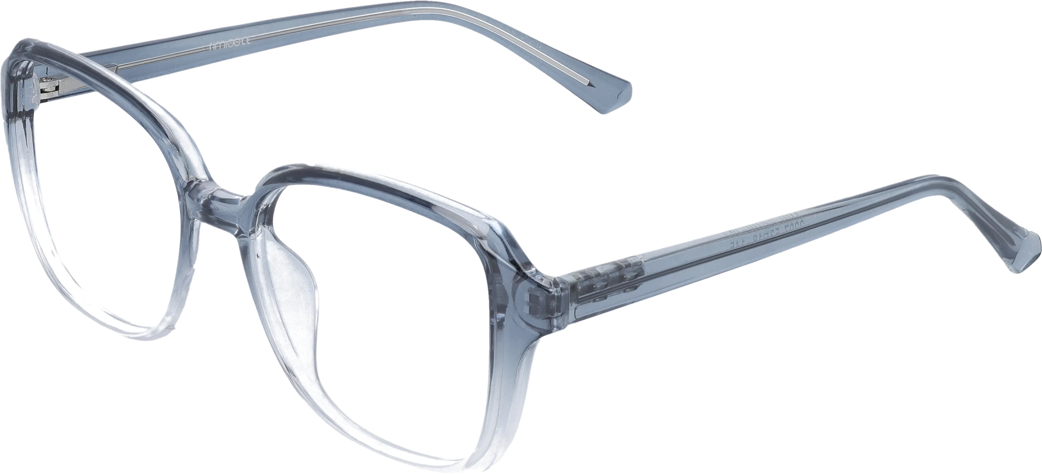 Grey Medium optical frame angled view for better detail