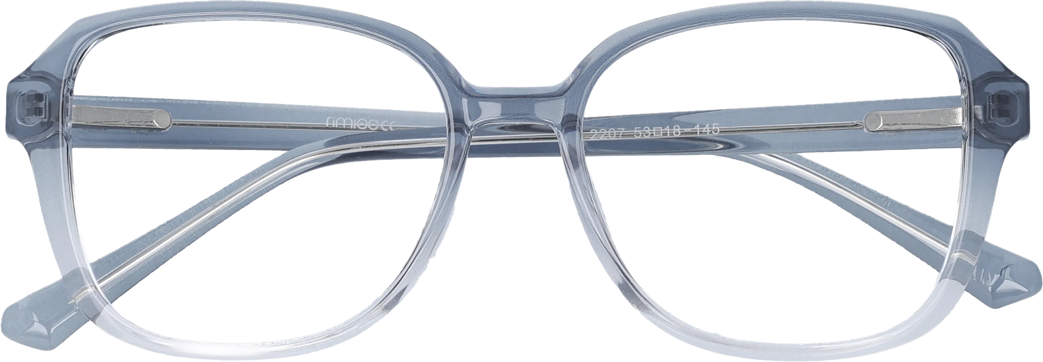  Grey Medium optical frame front view close-up