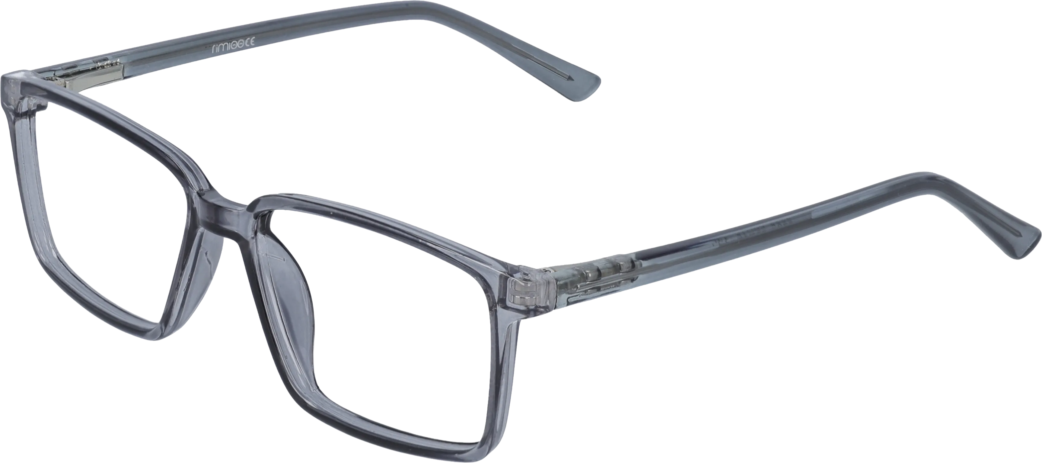 Grey Small optical frame angled view for better detail