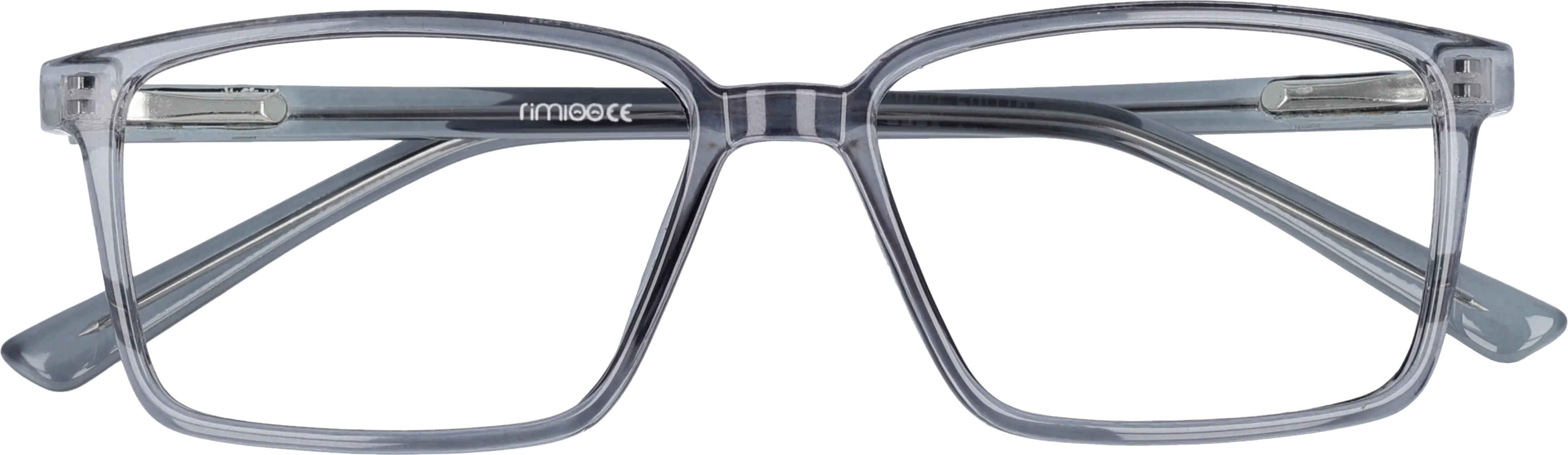  Grey Small optical frame front view close-up