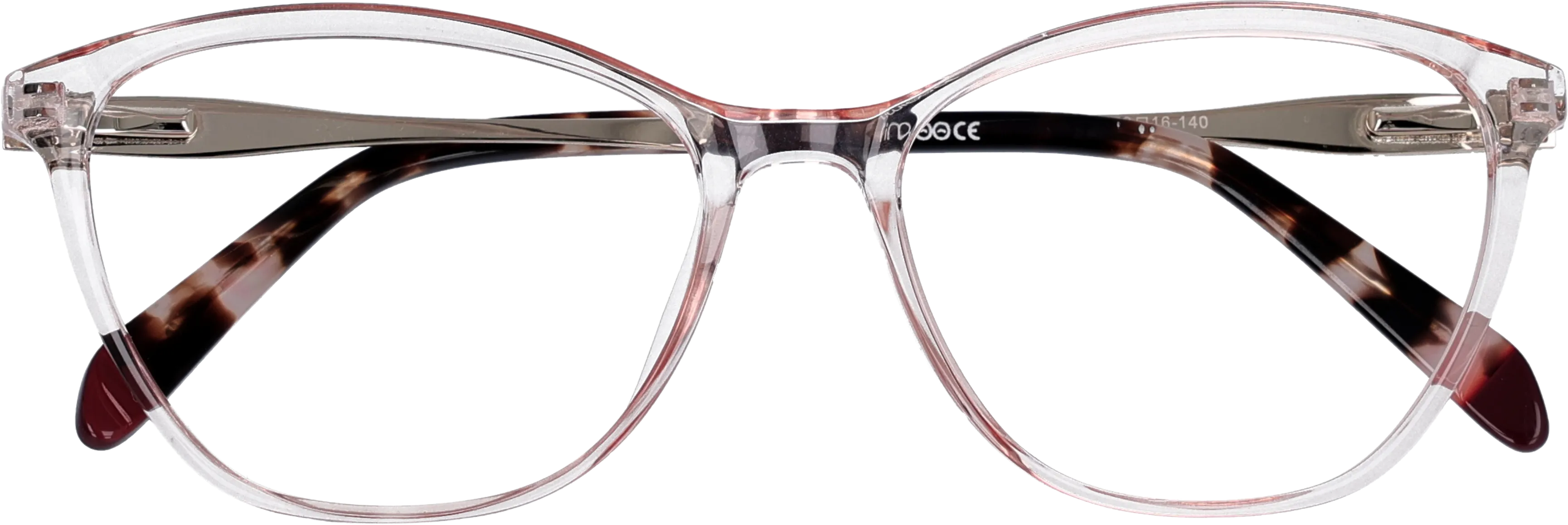  Light Pink Medium optical frame front view close-up