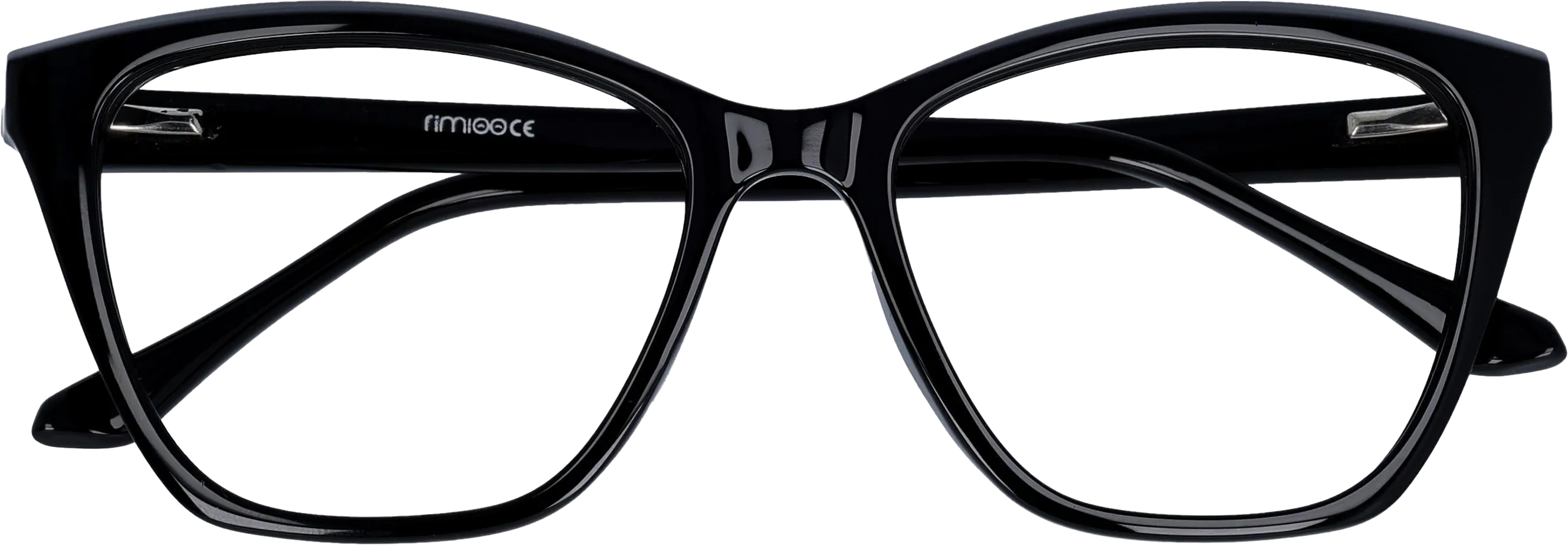  Black Medium optical frame front view close-up