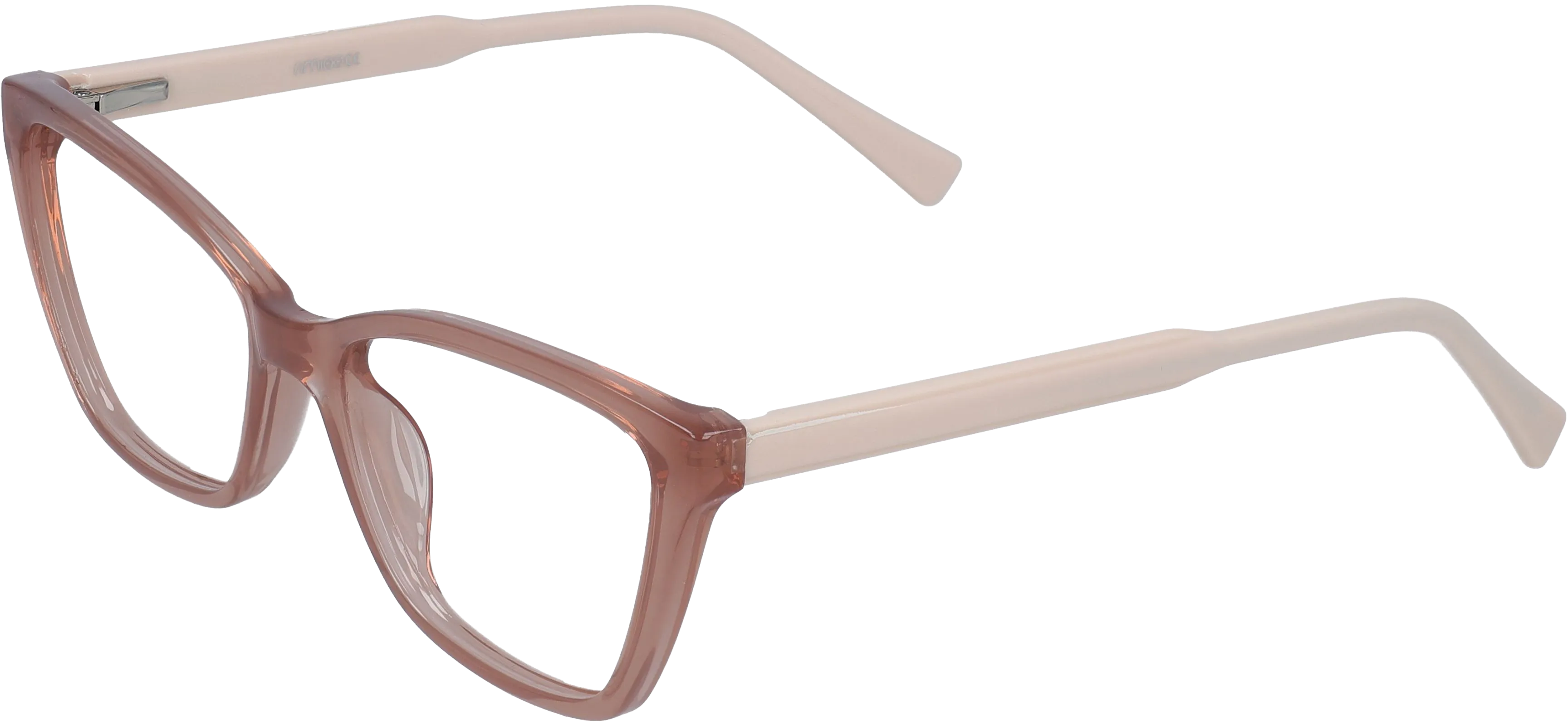 Brown Medium optical frame angled view for better detail