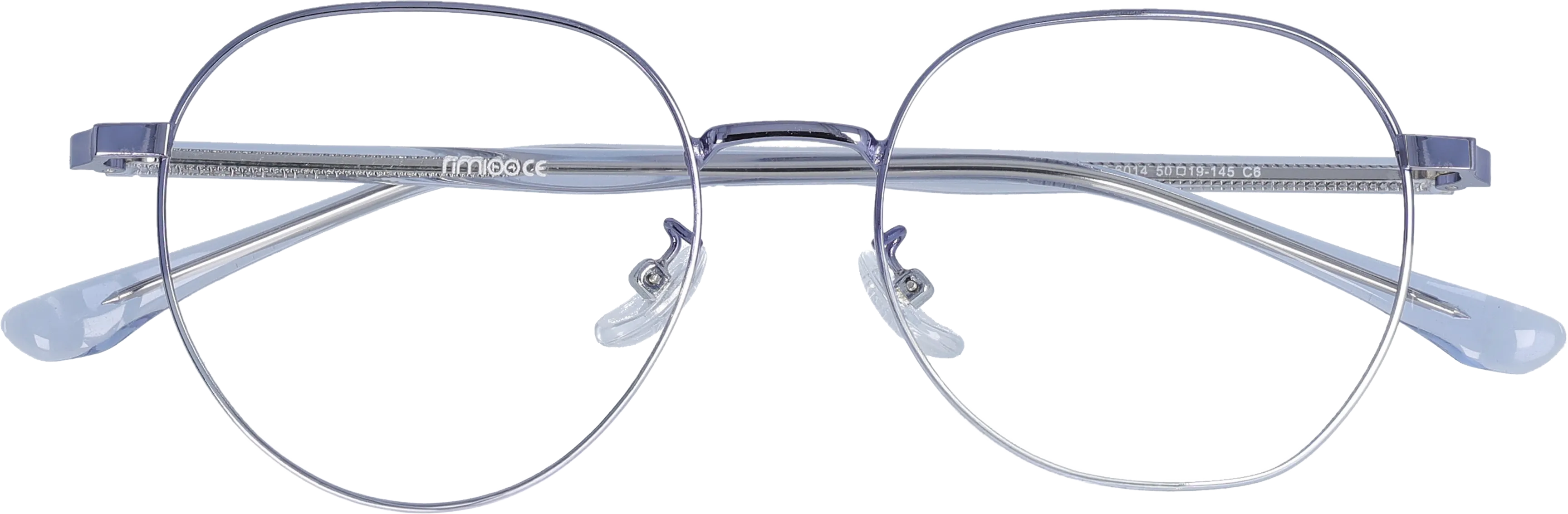  Grey Small optical frame front view close-up