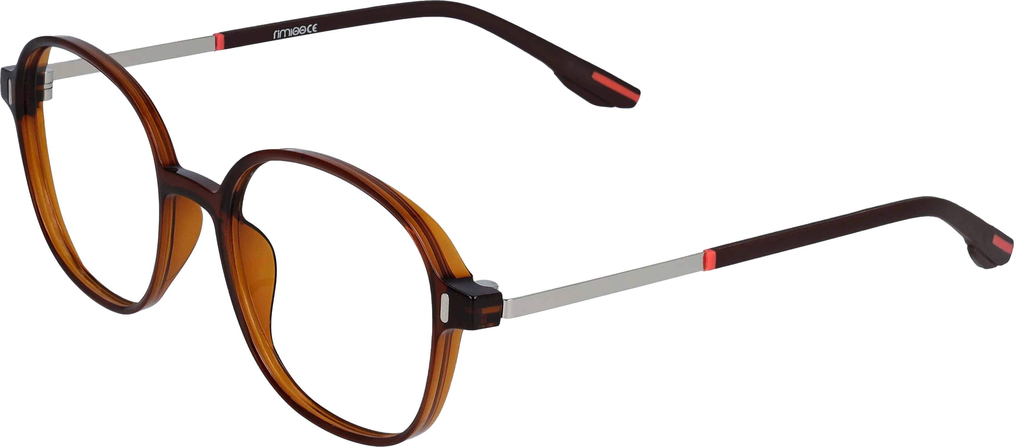 Dark Brown Small optical frame angled view for better detail