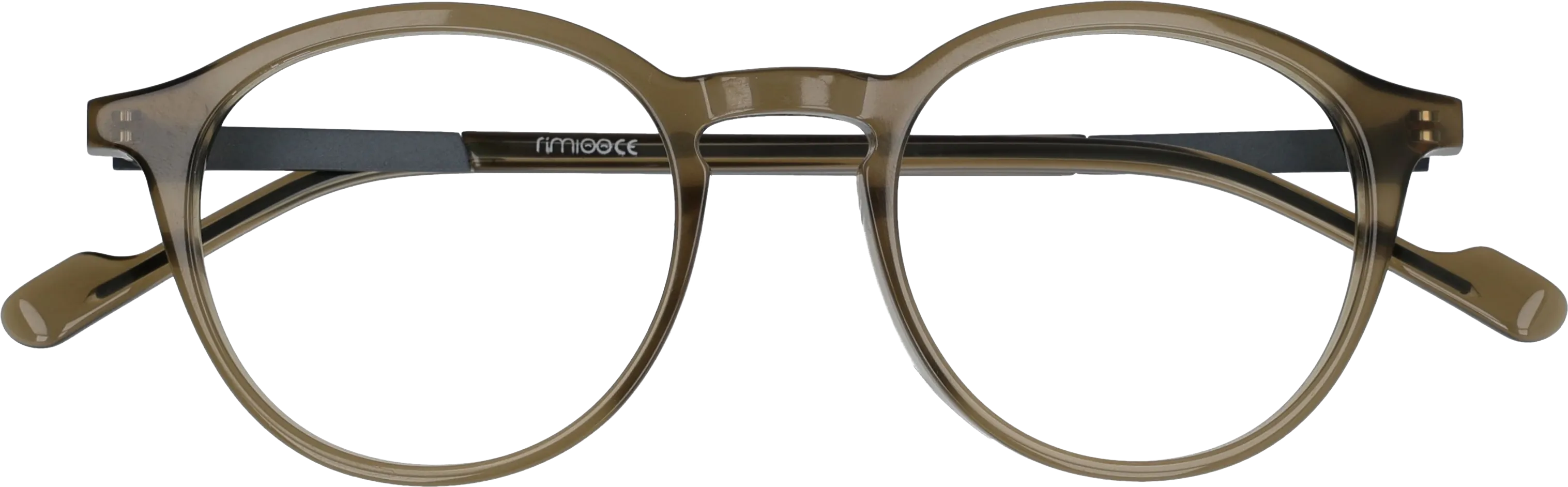  green 1 Small optical frame front view close-up