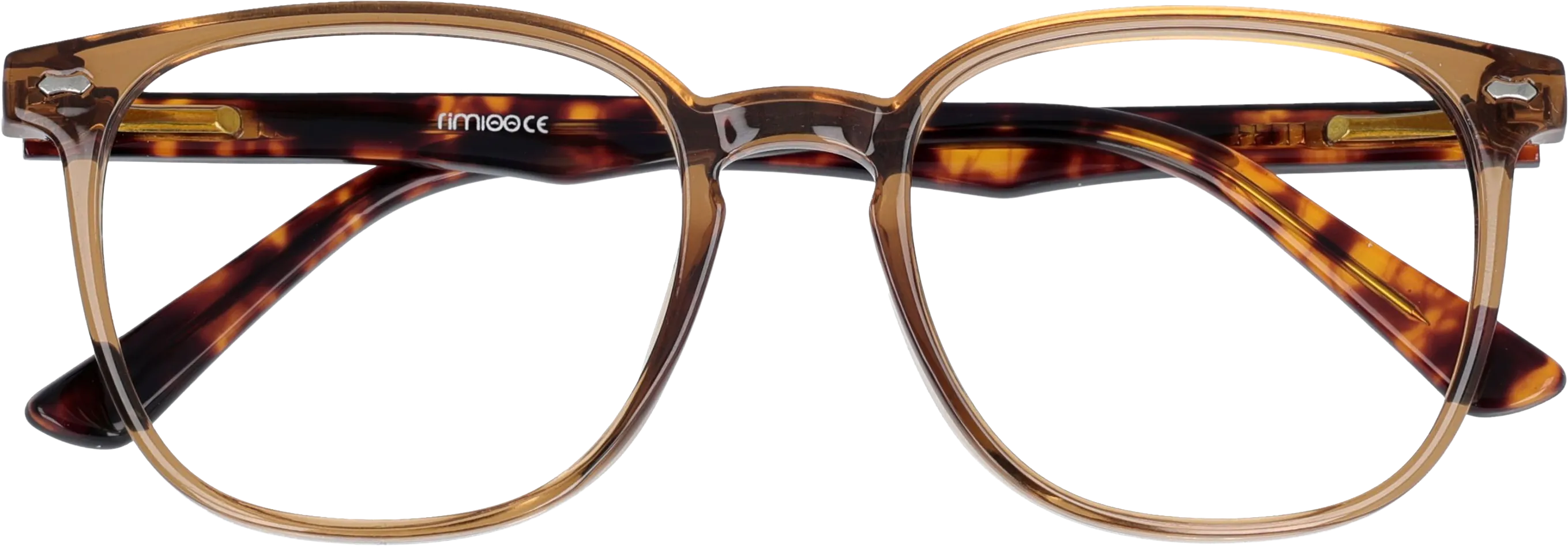  Tree Trunk  Brown Small optical frame front view close-up