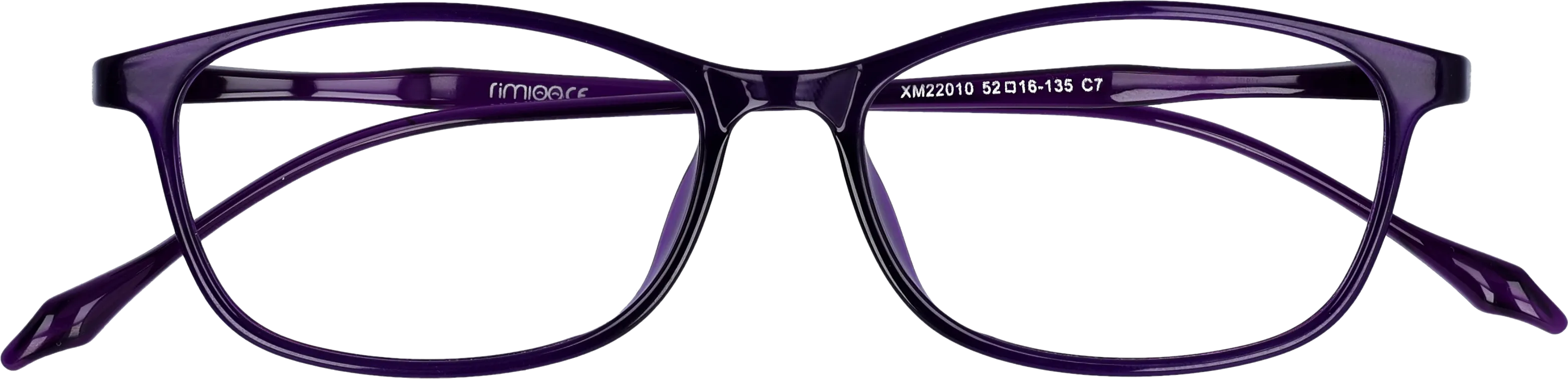  purple 2 Medium optical frame front view close-up