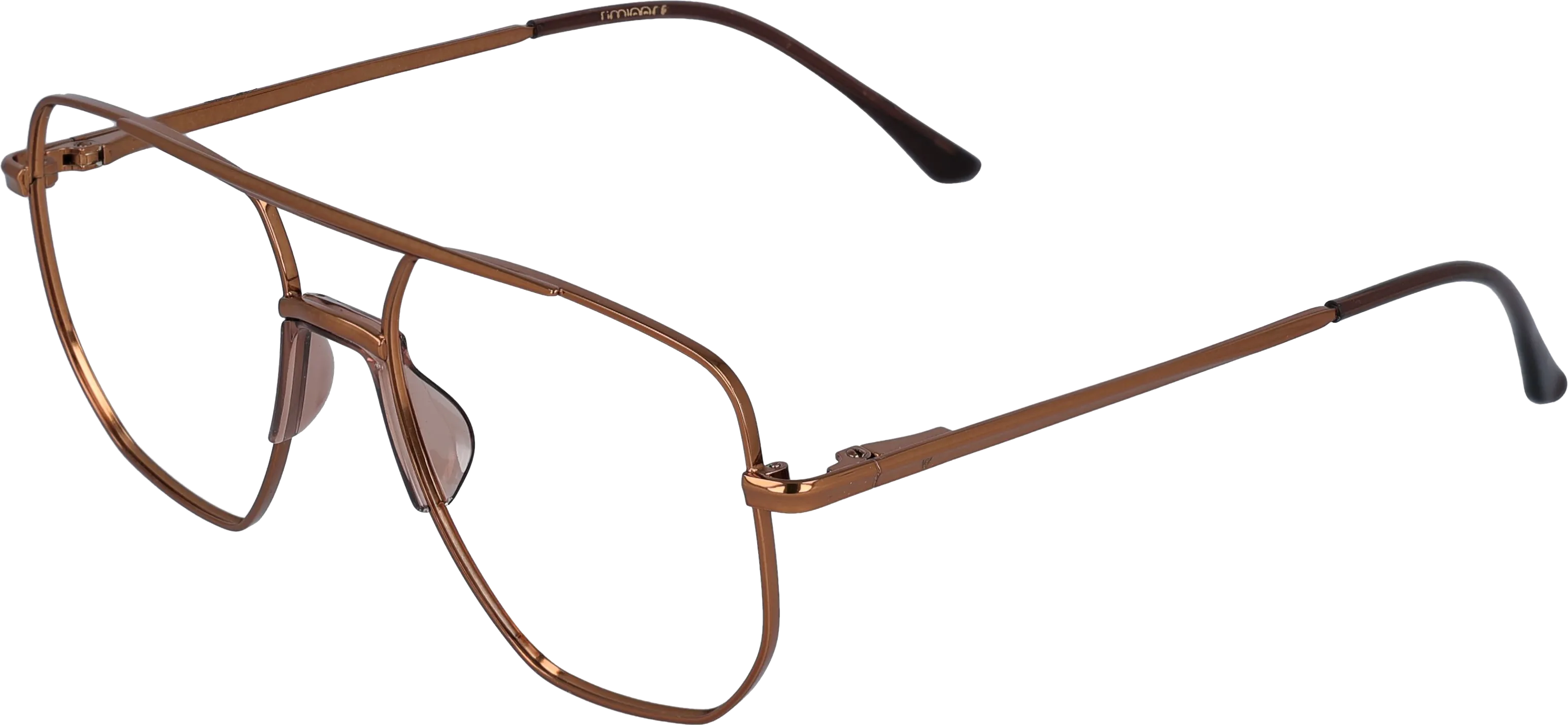Copper Medium optical frame angled view for better detail