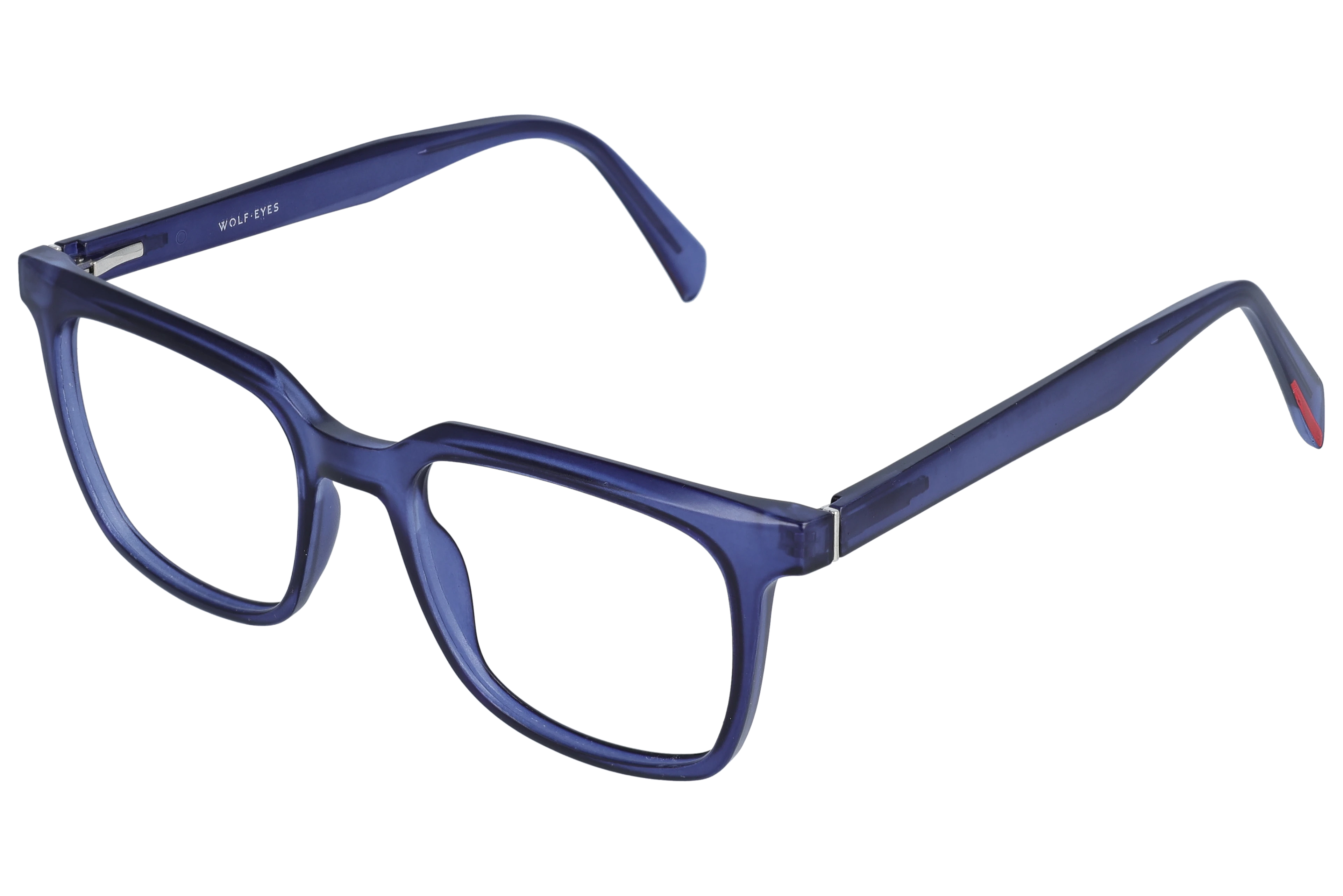 Square Eyeglasses RL1334 Blue Small optical frame angled view for better detail