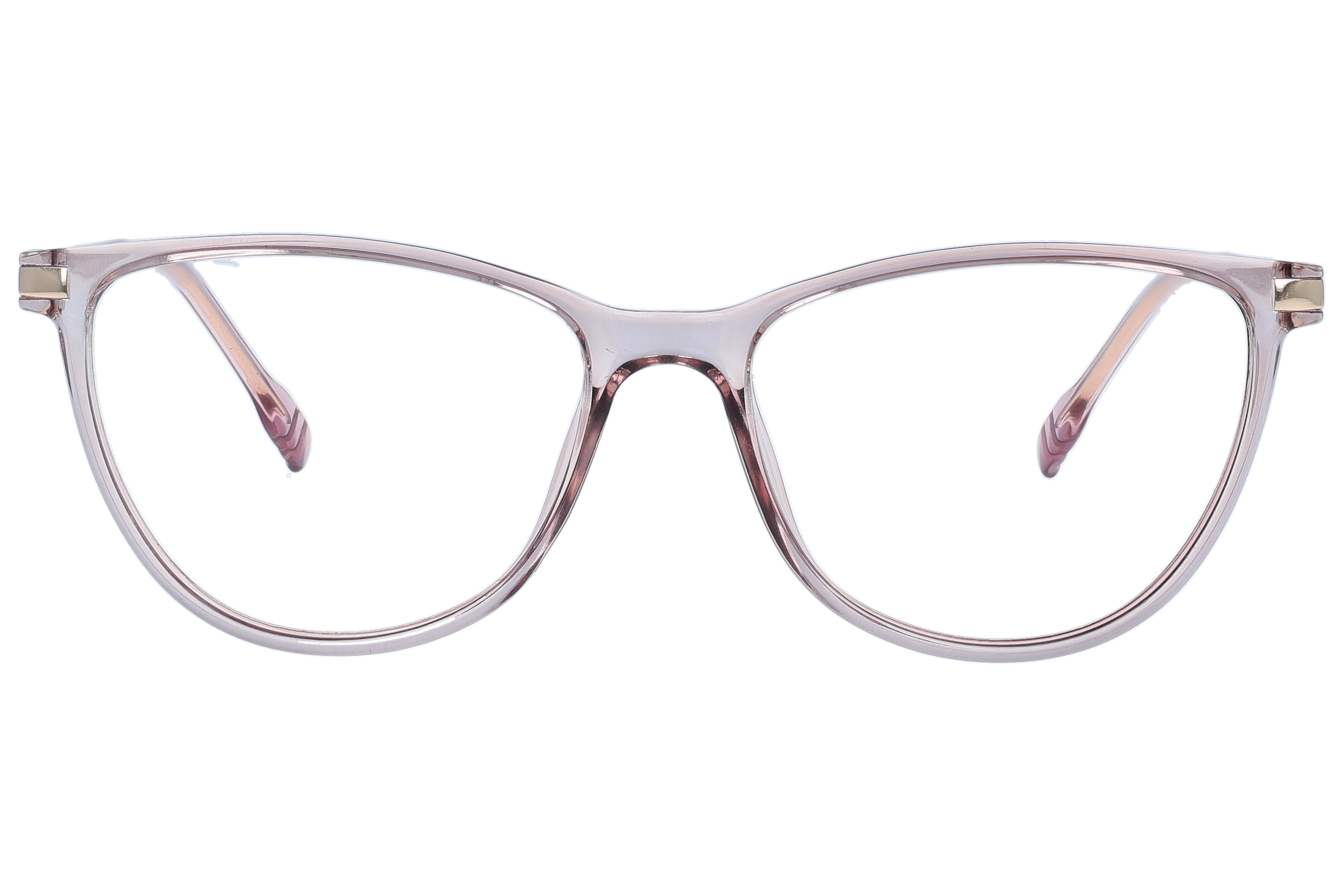 Cat Eye Eyeglasses RL1356 Pink Small optical frame front view with arms open