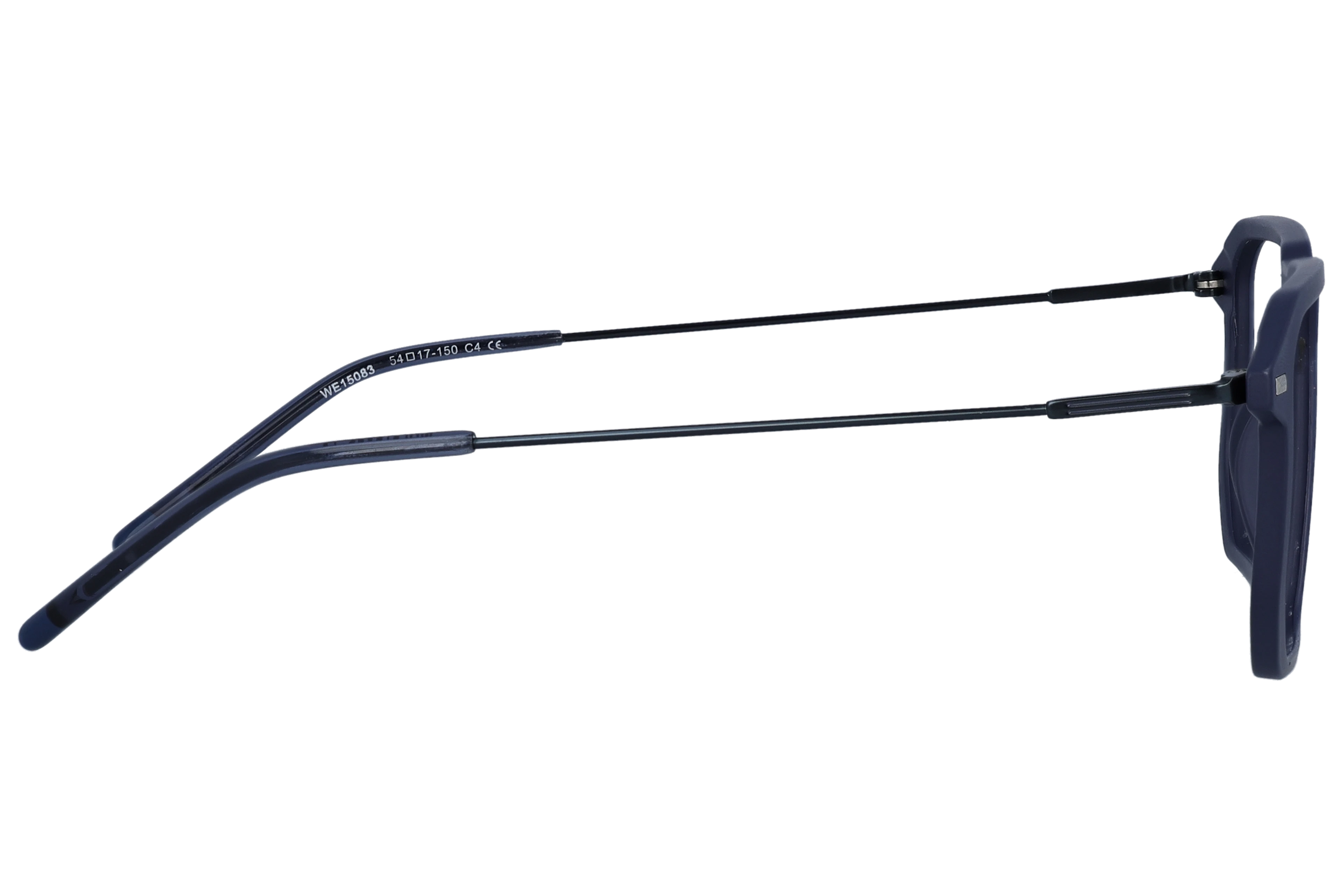 Square Eyeglasses RL1333 Blue Medium optical frame side view, highlighting the temples