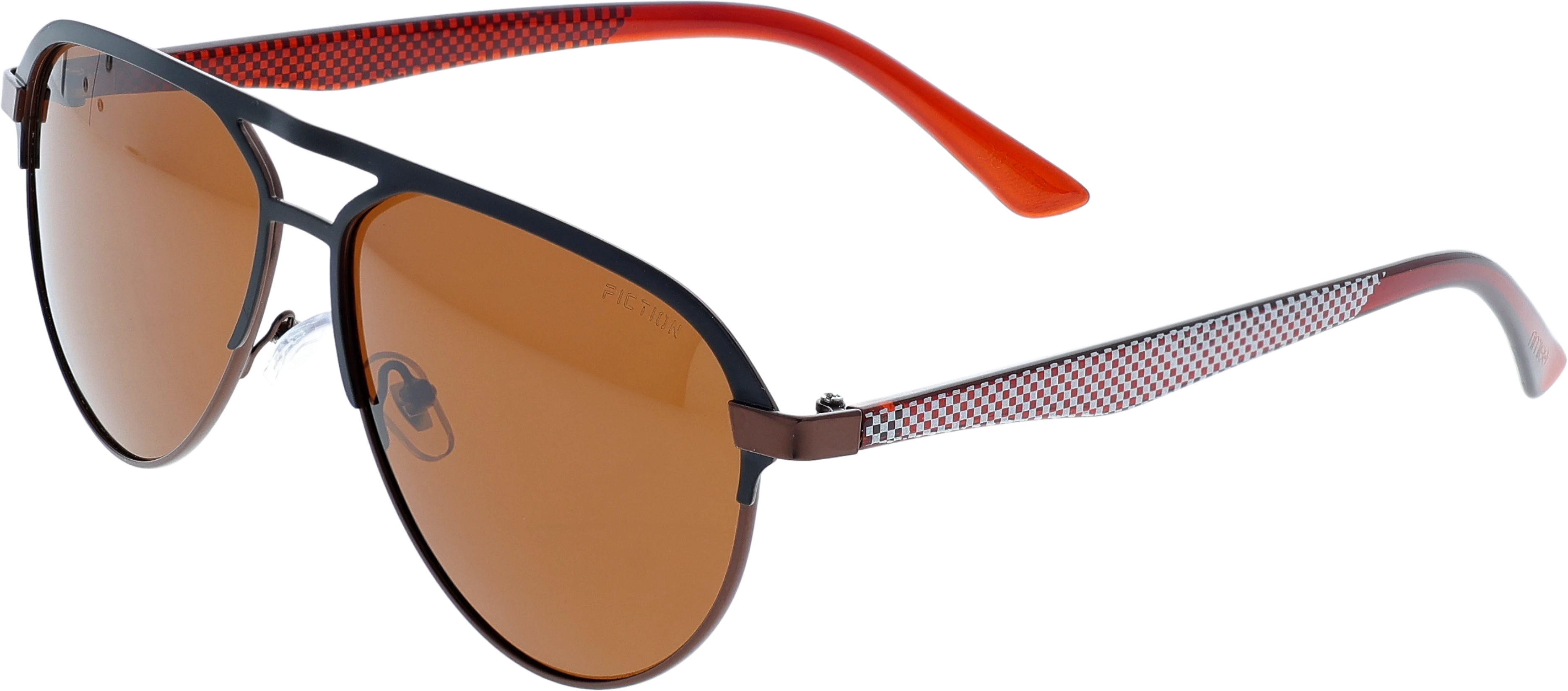 Dark Brown Medium optical frame angled view for better detail