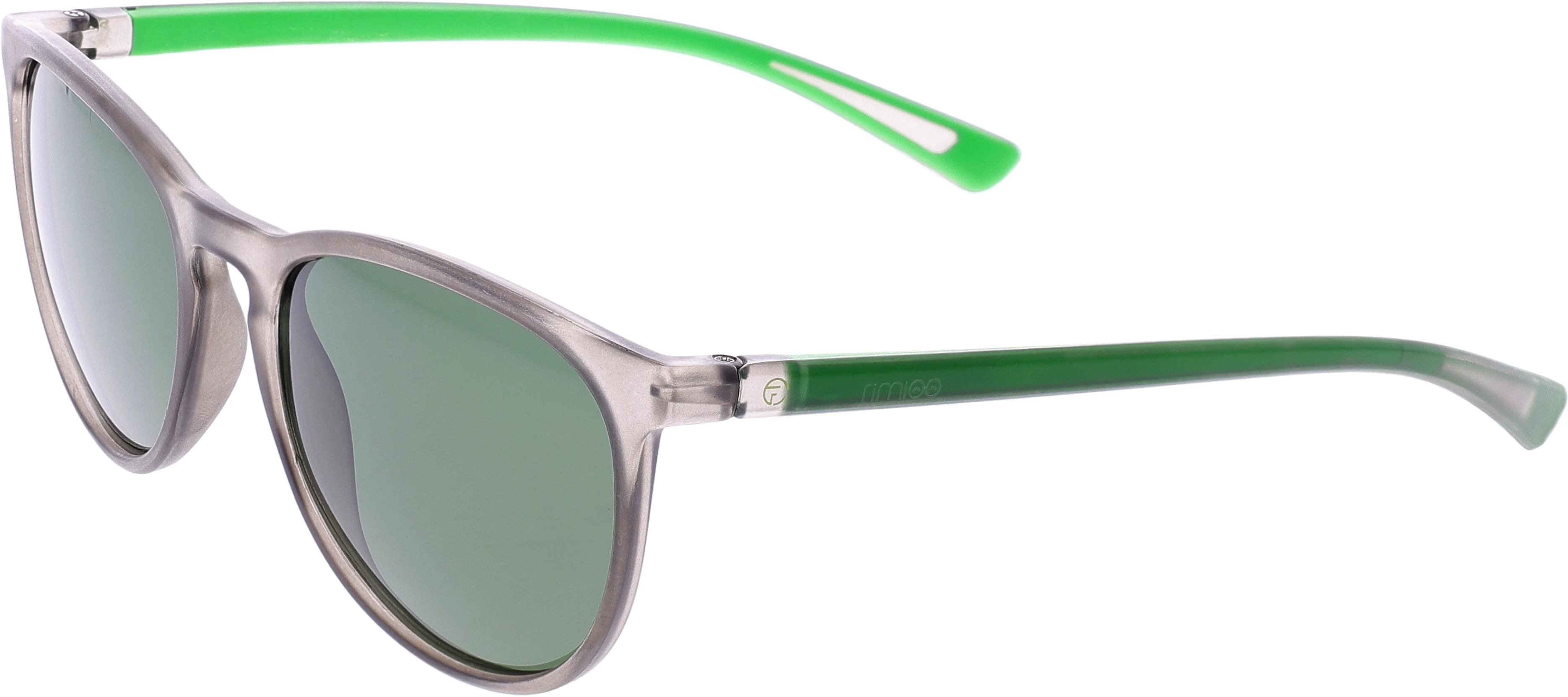 Green/Grey Medium optical frame angled view for better detail