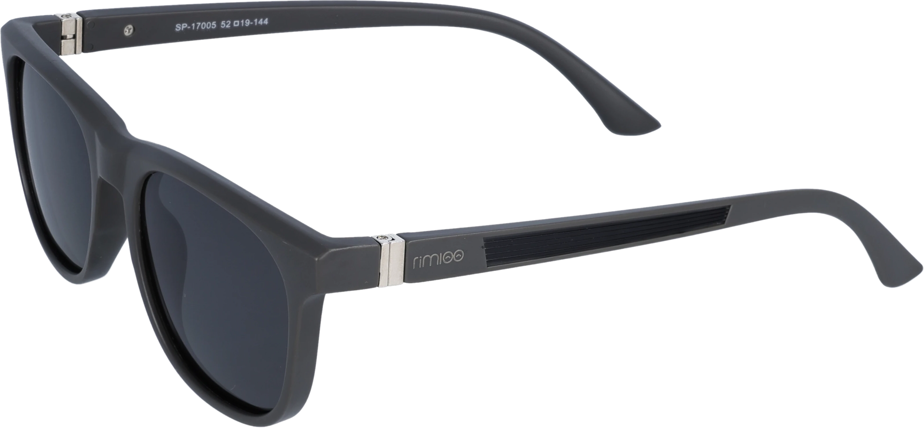 Black Medium optical frame angled view for better detail
