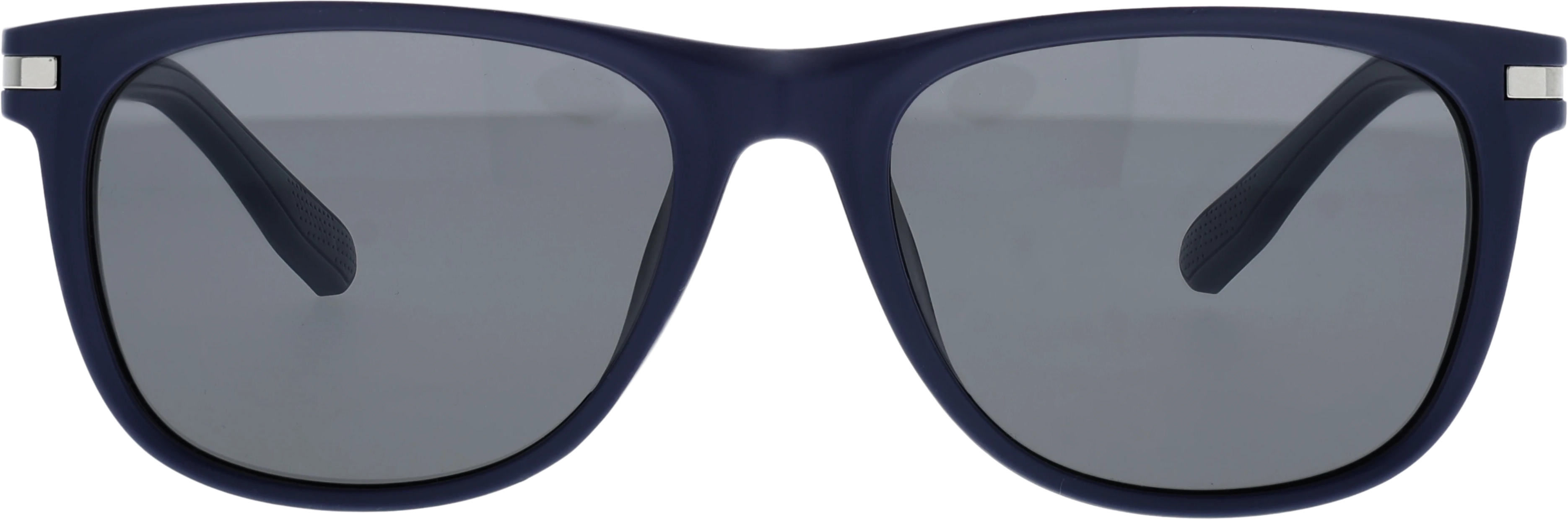Blue Medium optical frame front view with arms open