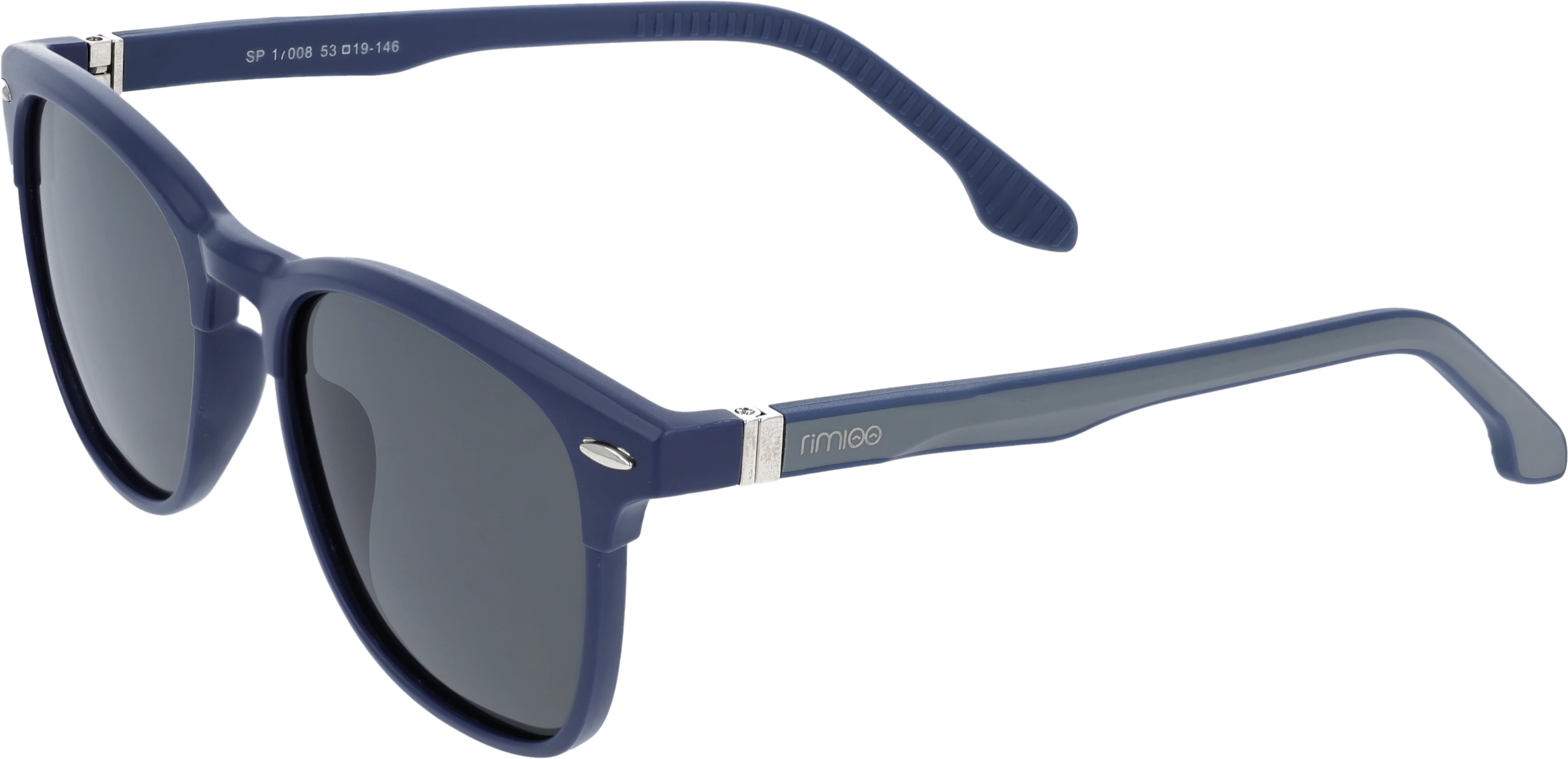 Black Large optical frame angled view for better detail