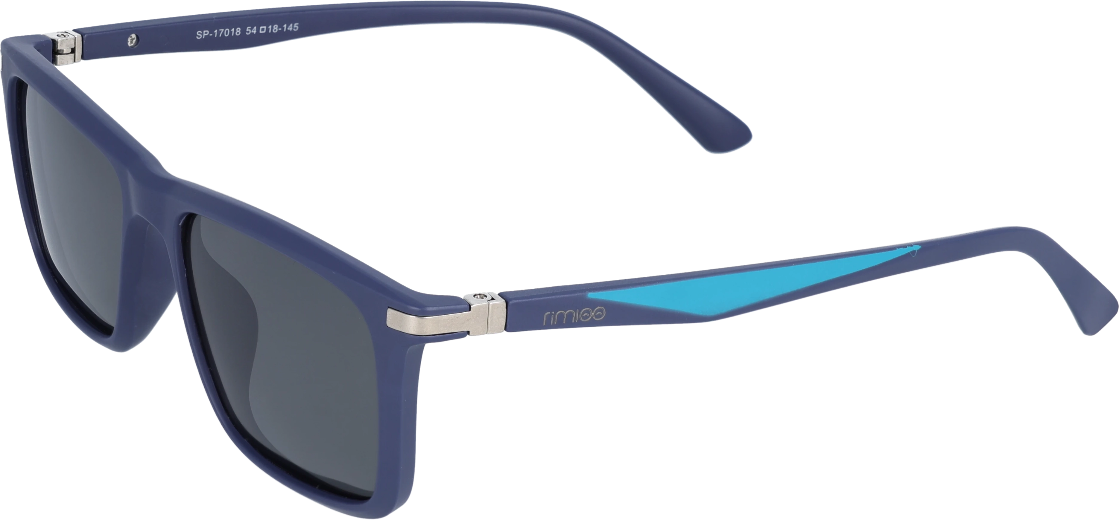 Blue Medium optical frame angled view for better detail
