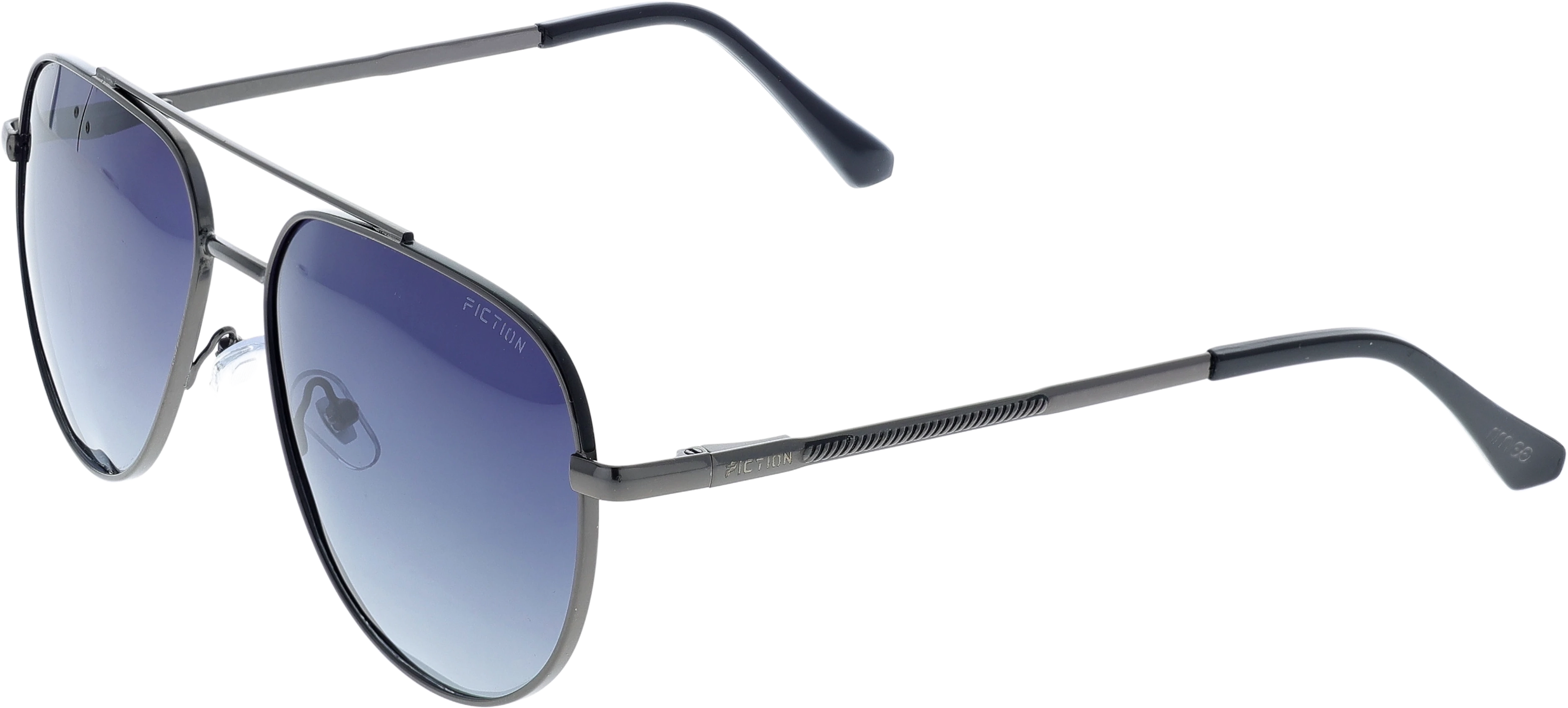 Gun Metal Extra Large optical frame angled view for better detail
