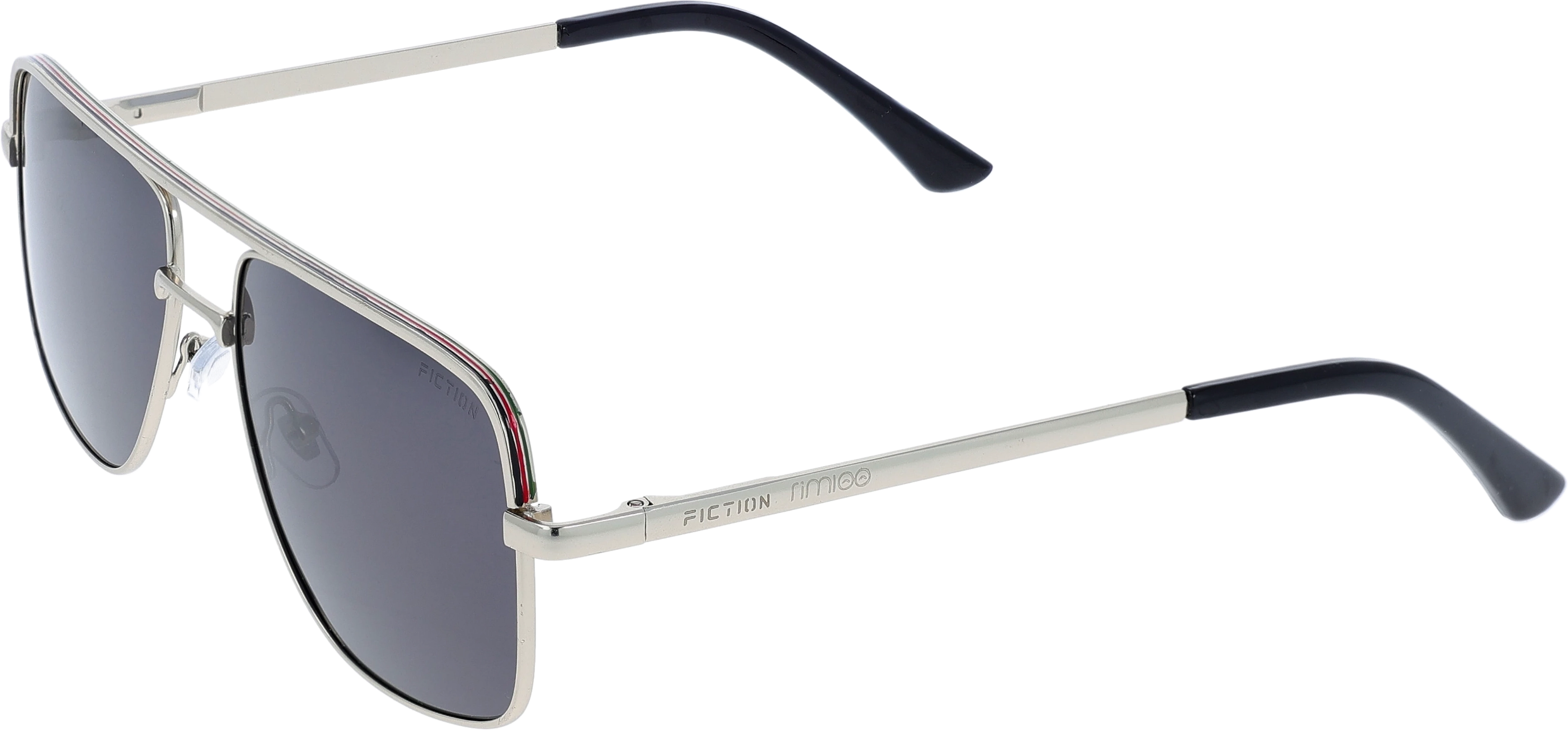 Black Extra Large optical frame angled view for better detail