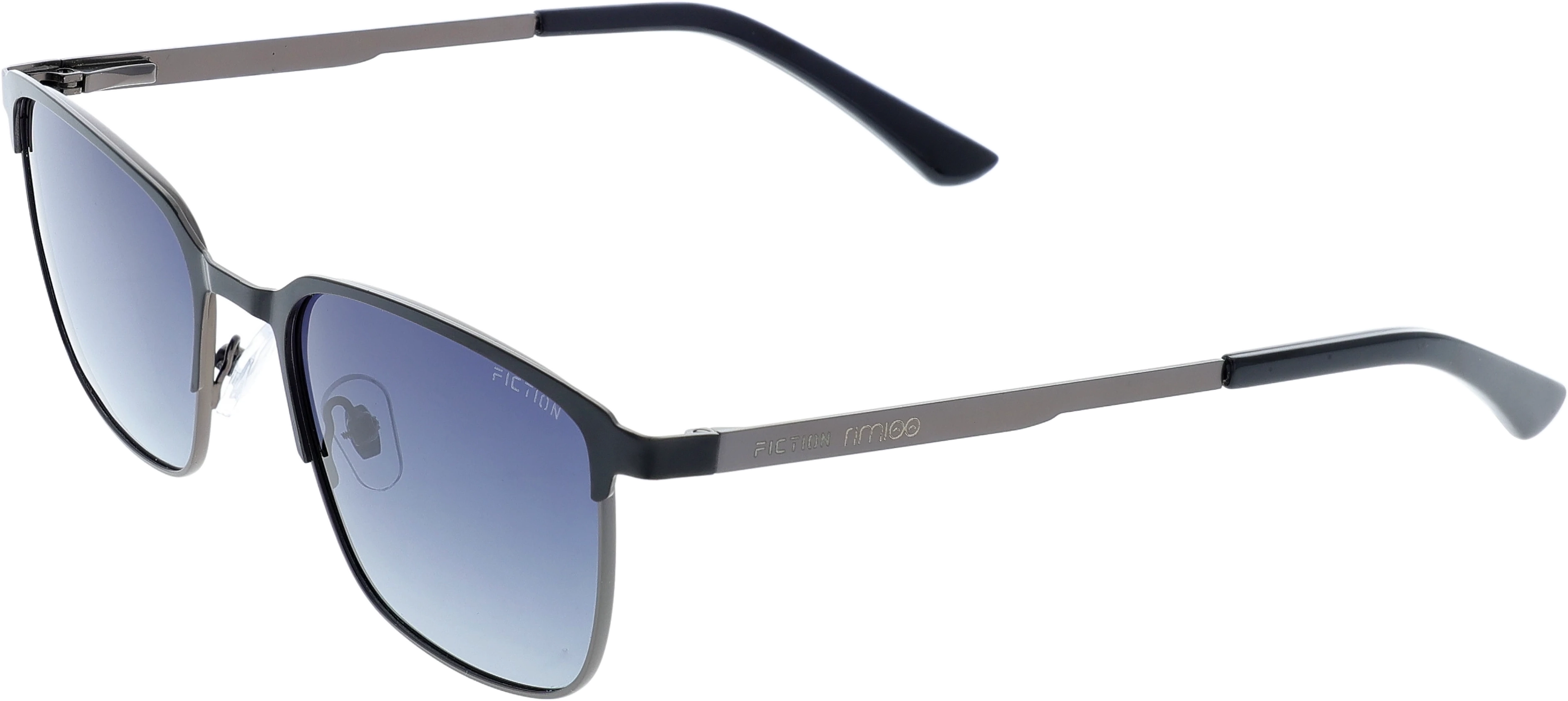 Black Large optical frame angled view for better detail