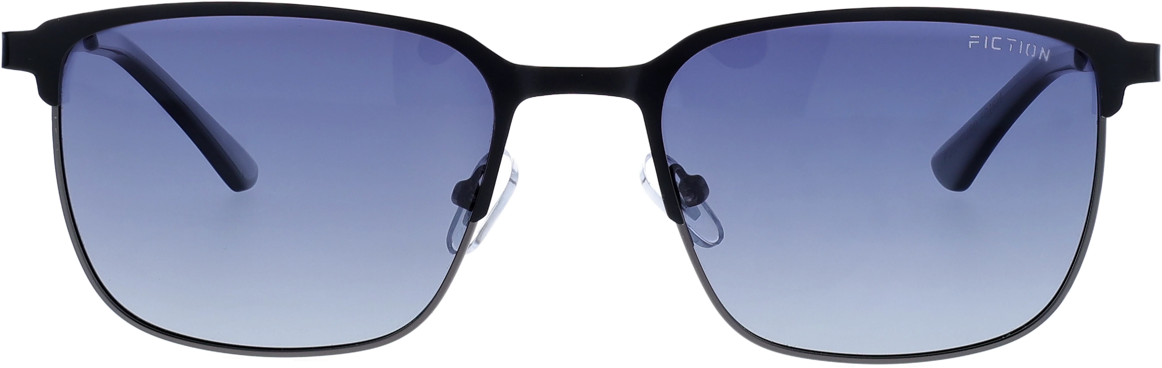 Black Large optical frame front view with arms open