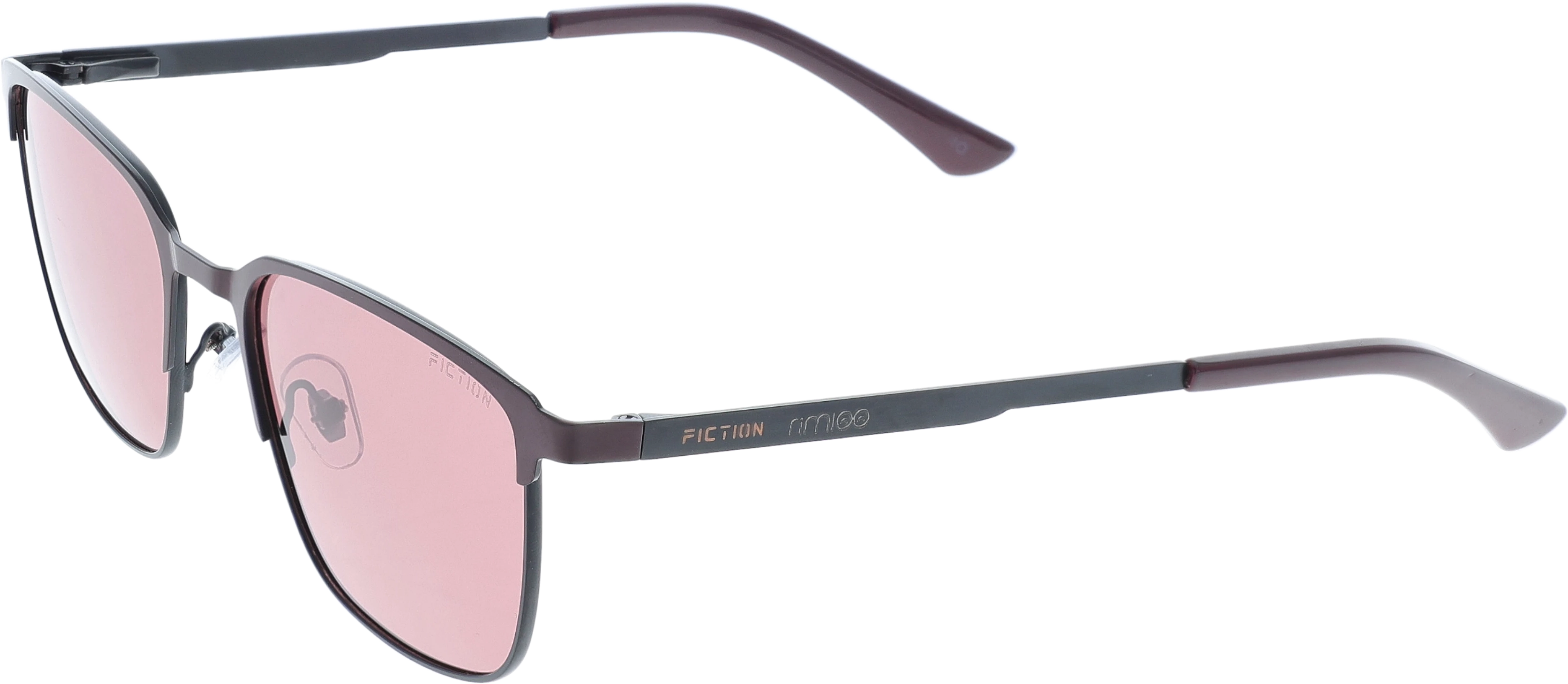Dark Brown Large optical frame angled view for better detail