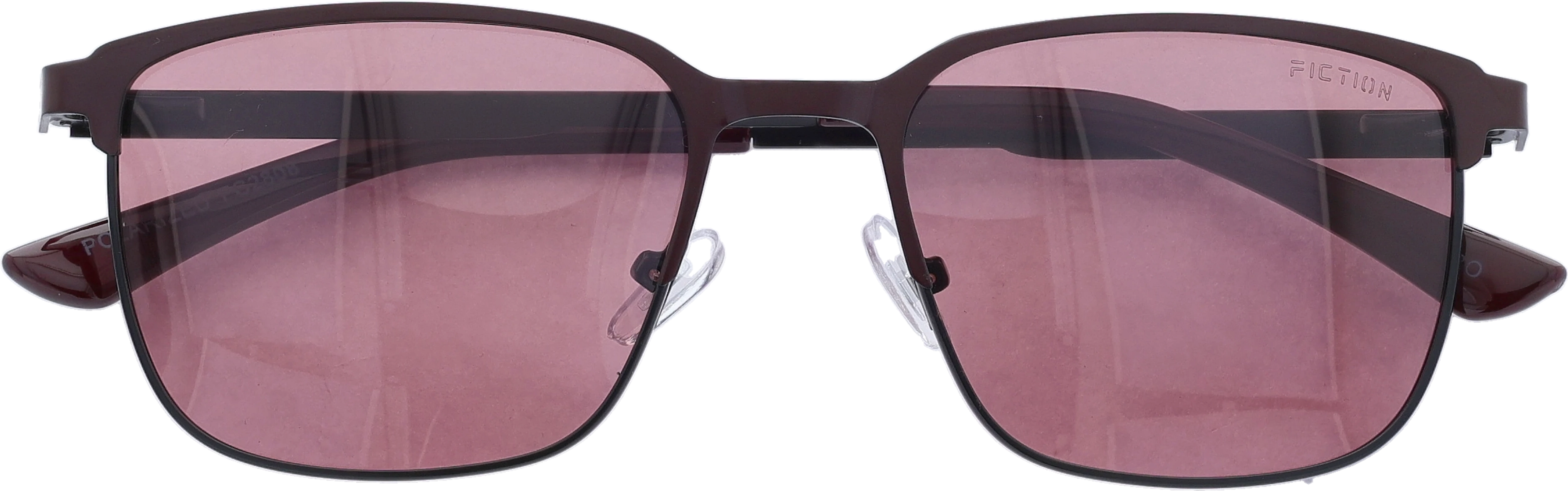  Dark Brown Large optical frame front view close-up